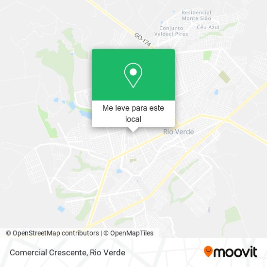 Comercial Crescente mapa