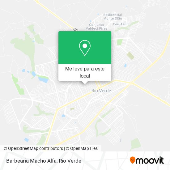 Barbearia Macho Alfa mapa