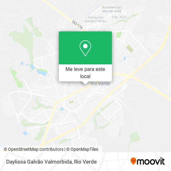 Daylissa Galvão Valmorbida mapa