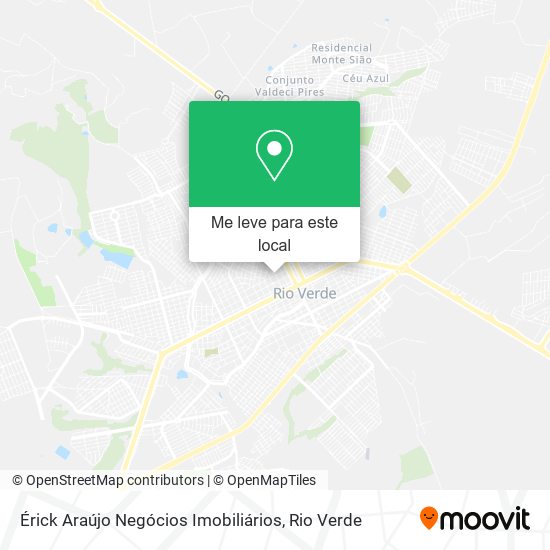 Érick Araújo Negócios Imobiliários mapa