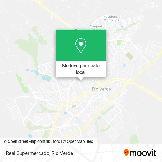 Real Supermercado mapa