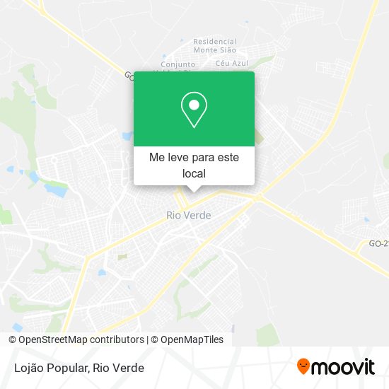 Lojão Popular mapa