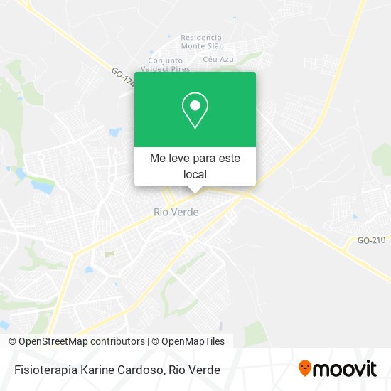 Fisioterapia Karine Cardoso mapa