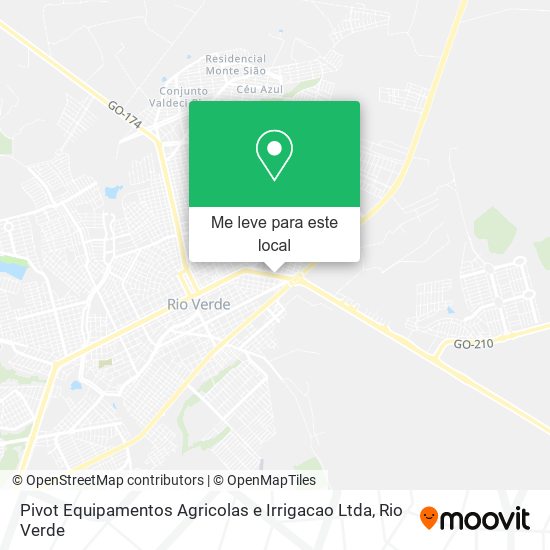 Pivot Equipamentos Agricolas e Irrigacao Ltda mapa