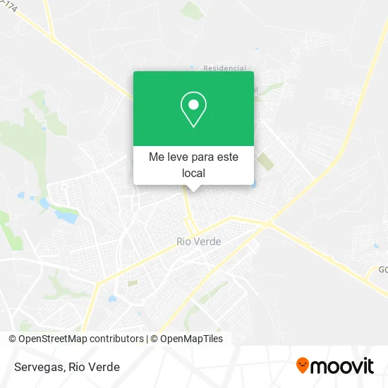 Servegas mapa