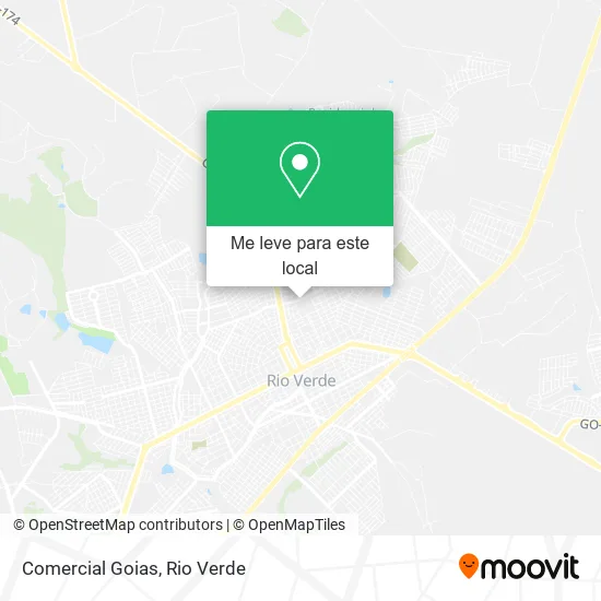 Comercial Goias mapa