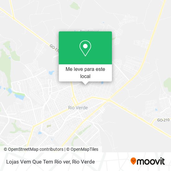 Lojas Vem Que Tem Rio ver mapa