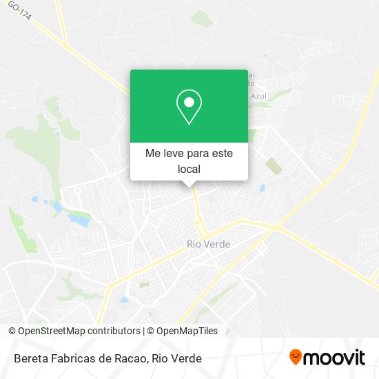 Bereta Fabricas de Racao mapa