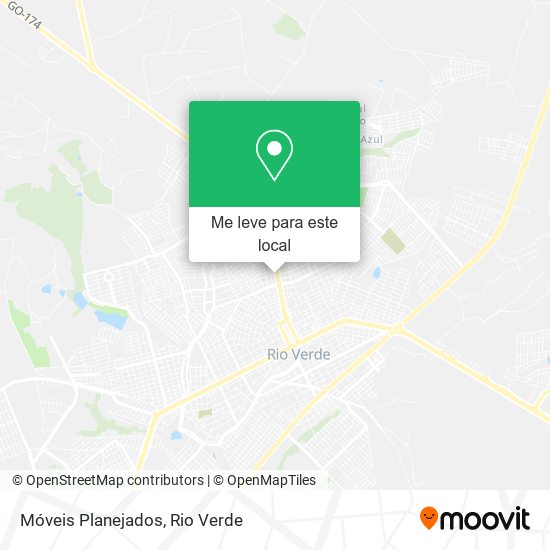 Móveis Planejados mapa