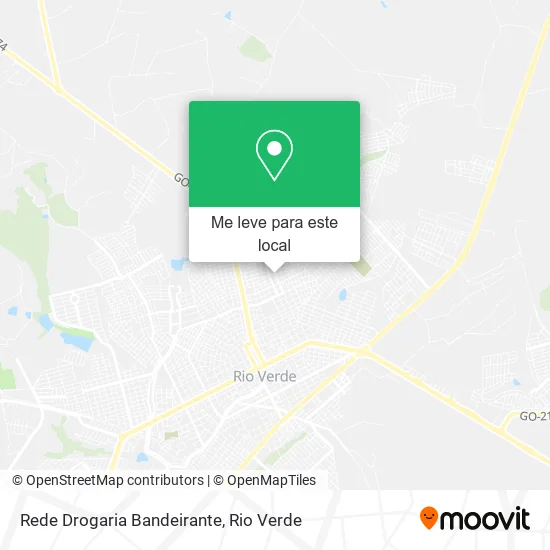 Rede Drogaria Bandeirante mapa