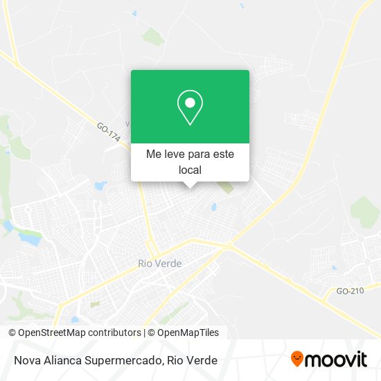 Nova Alianca Supermercado mapa