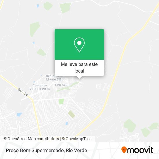 Preço Bom Supermercado mapa