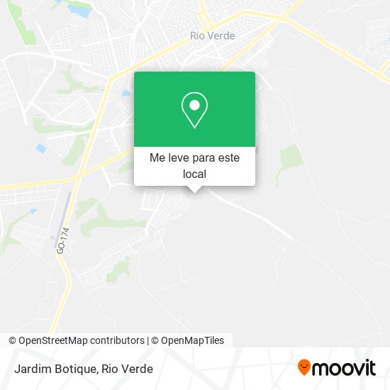 Jardim Botique mapa