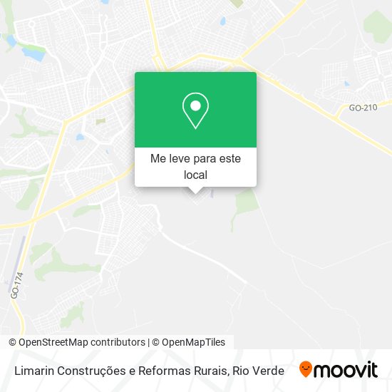 Limarin Construções e Reformas Rurais mapa