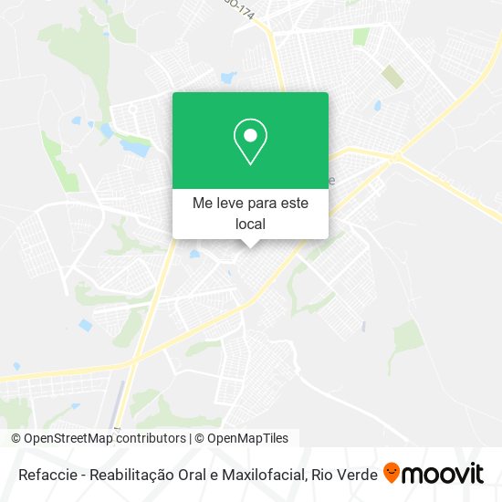 Refaccie - Reabilitação Oral e Maxilofacial mapa