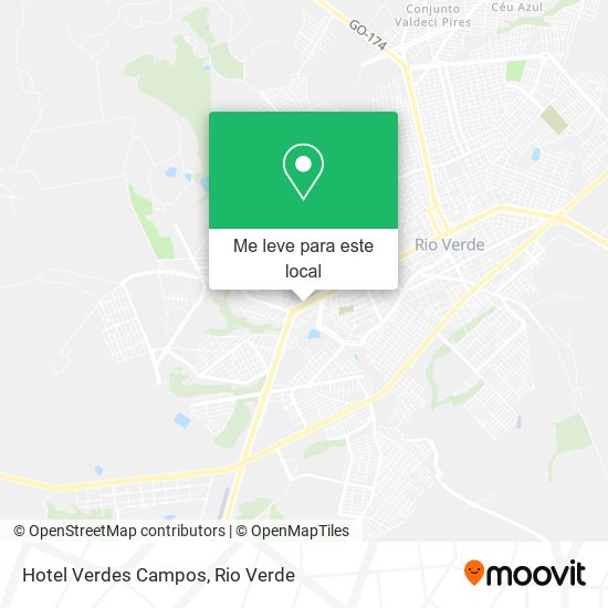 Hotel Verdes Campos mapa