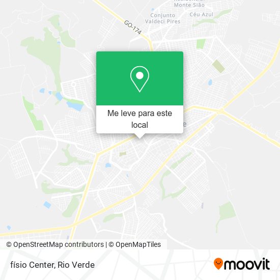 físio Center mapa