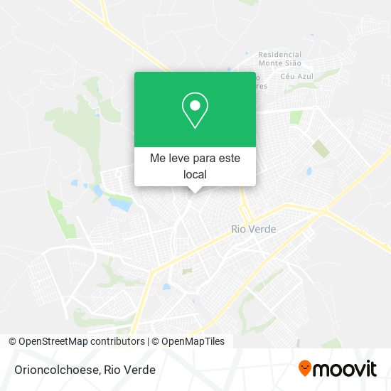Orioncolchoese mapa
