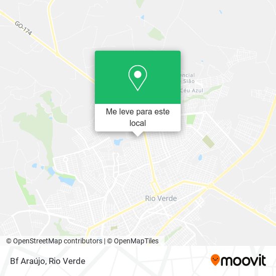 Bf Araújo mapa