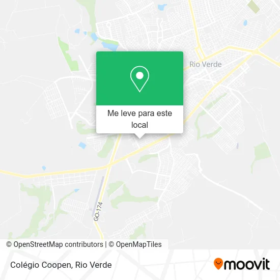 Colégio Coopen mapa