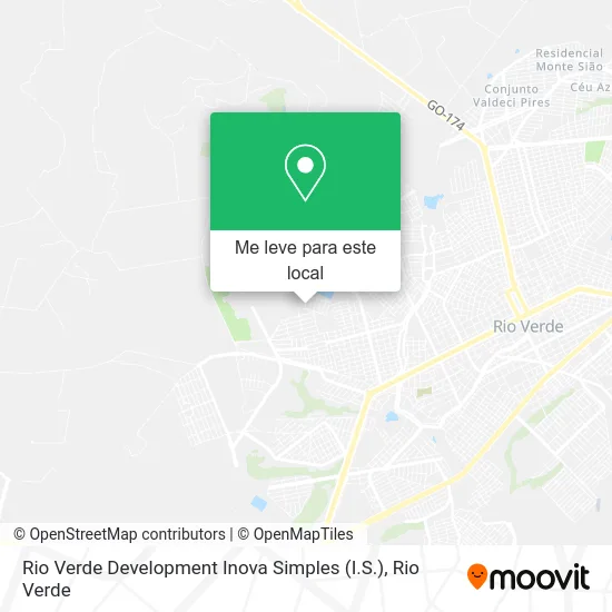 Rio Verde Development Inova Simples (I.S.) mapa