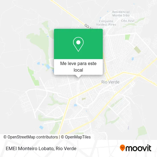 EMEI Monteiro Lobato mapa