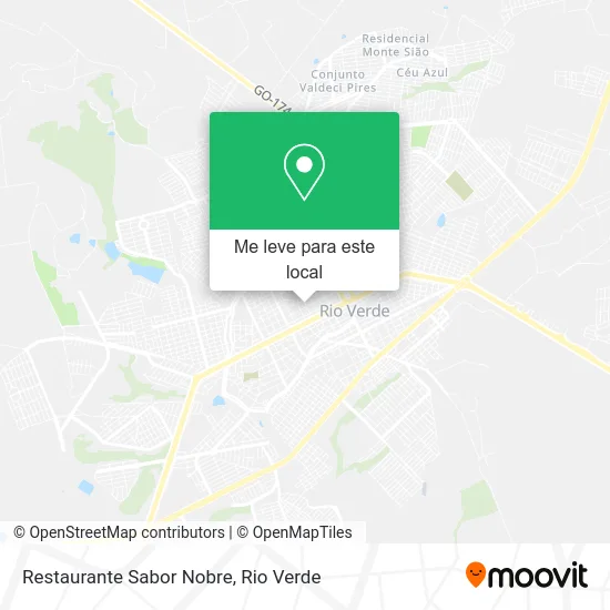 Restaurante Sabor Nobre mapa