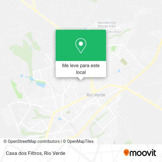 Casa dos Filtros mapa