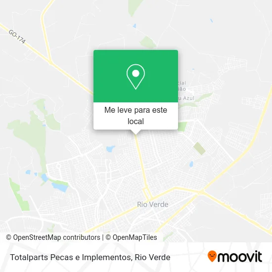 Totalparts Pecas e Implementos mapa