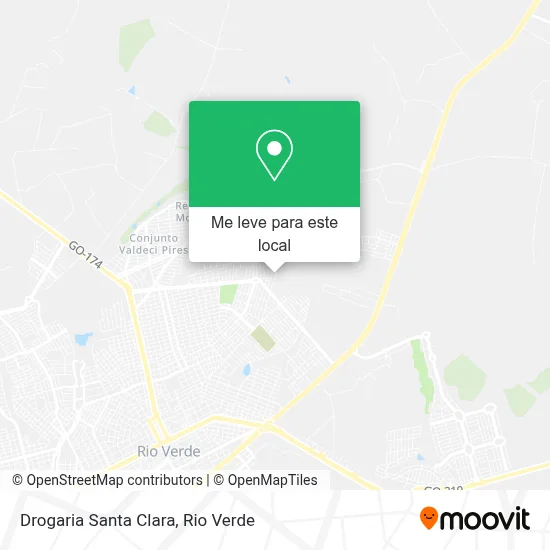 Drogaria Santa Clara mapa