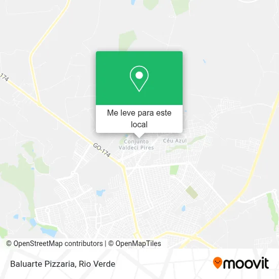 Baluarte Pizzaria mapa