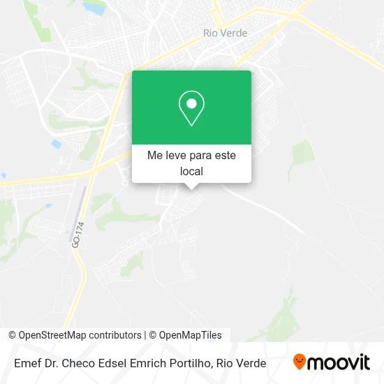 Emef Dr. Checo Edsel Emrich Portilho mapa