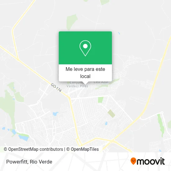Powerfitt mapa