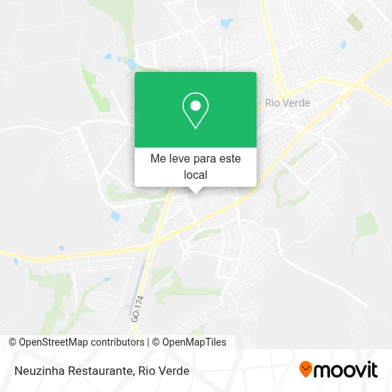 Neuzinha Restaurante mapa