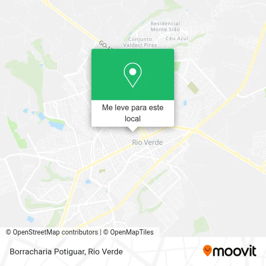 Borracharia Potiguar mapa
