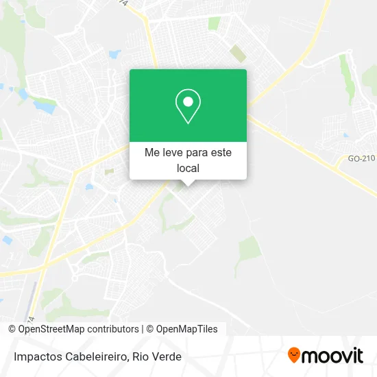Impactos Cabeleireiro mapa