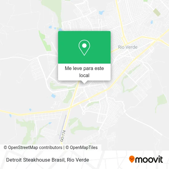 Detroit Steakhouse Brasil mapa