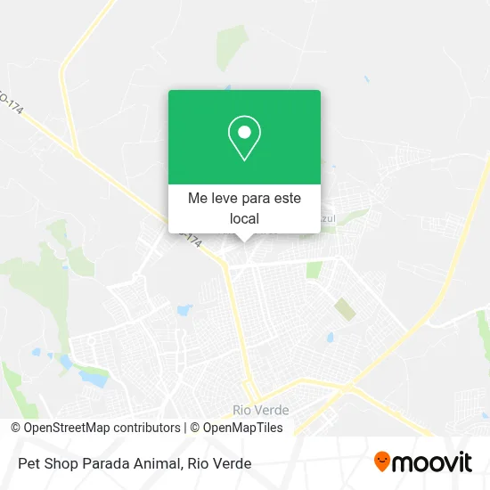 Pet Shop Parada Animal mapa