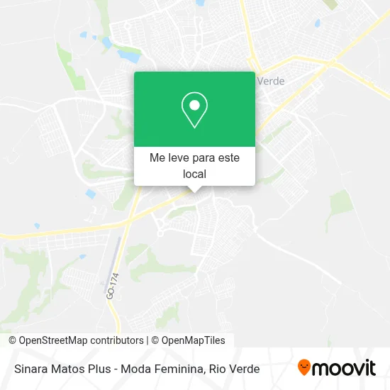 Sinara Matos Plus - Moda Feminina mapa