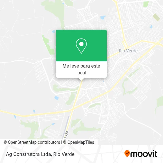 Ag Construtora Ltda mapa