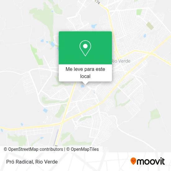 Pró Radical mapa