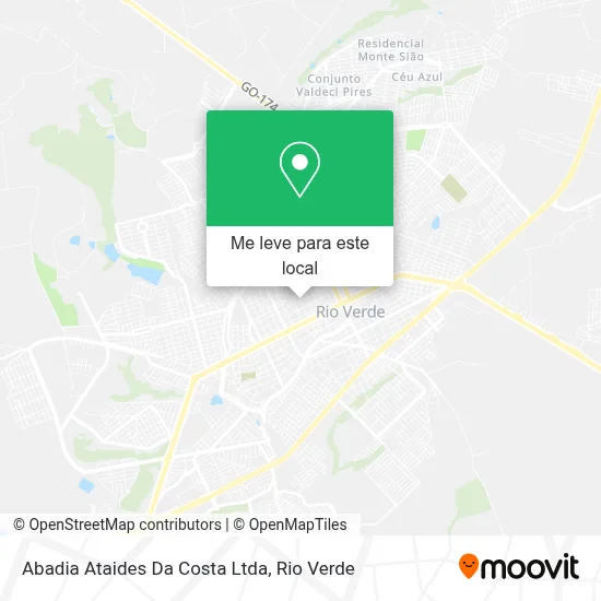 Abadia Ataides Da Costa Ltda mapa