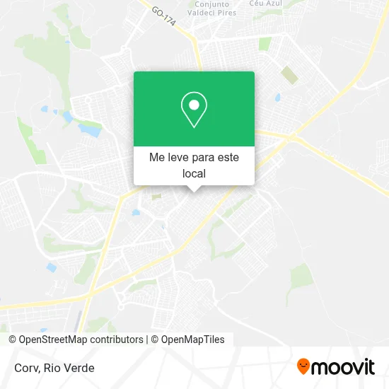 Corv mapa