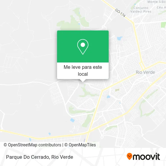 Parque Do Cerrado mapa