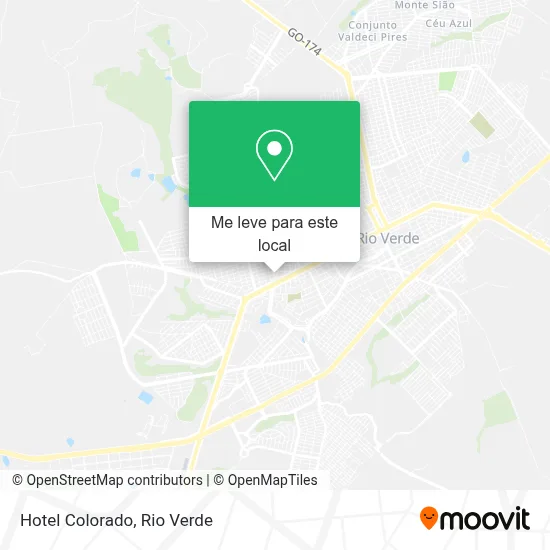 Hotel Colorado mapa