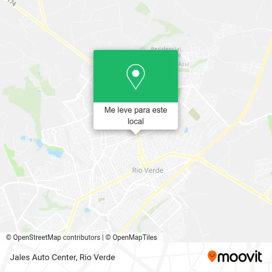Jales Auto Center mapa
