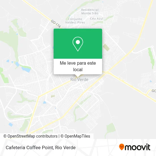 Cafeteria Coffee Point mapa