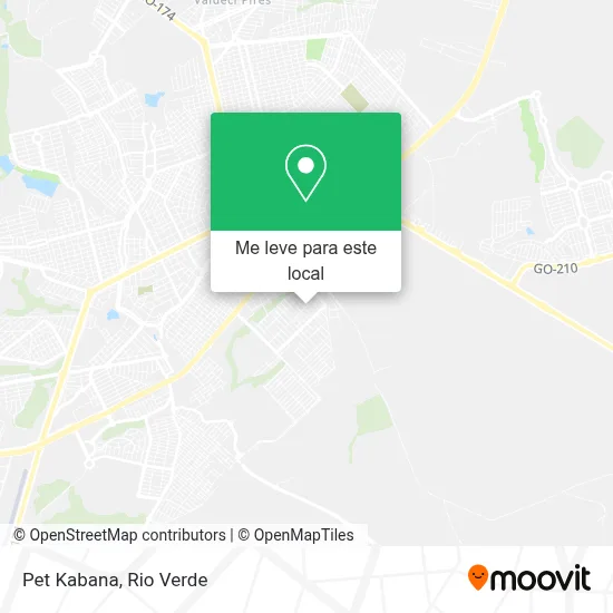 Pet Kabana mapa
