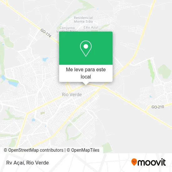 Rv Açaí mapa
