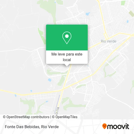 Fonte Das Bebidas mapa
